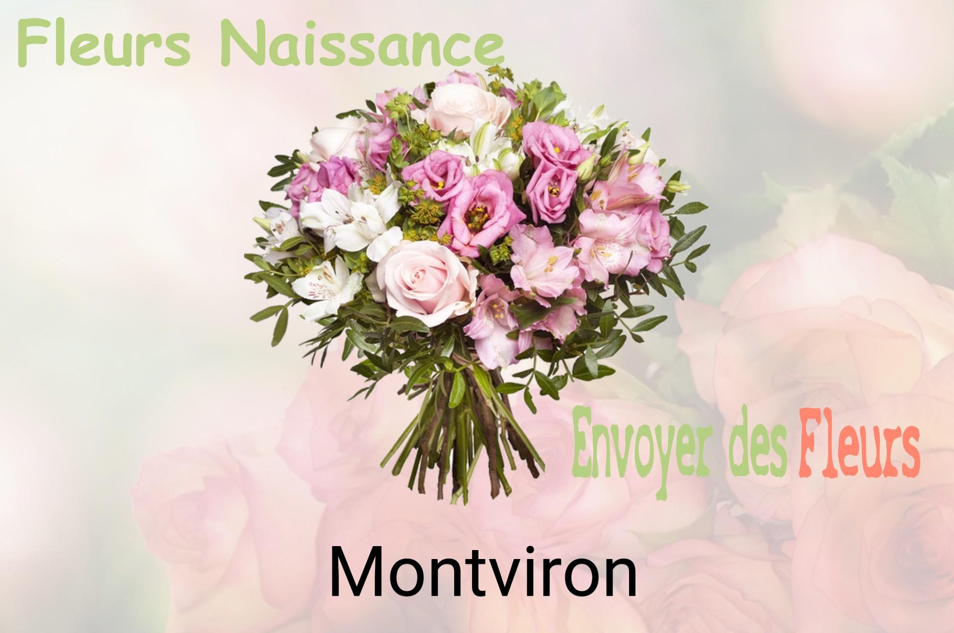 Bouquet de fleurs de naissance livré à Montviron